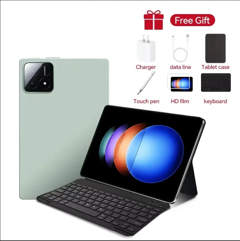 2025 Global New 10.36 inch tablet Android 13 mate13 Pro 16GB 1TB Snapdragon 8 Gen2 4KHD 5G WIFI Bluetooth WPS 20000mAh tablets