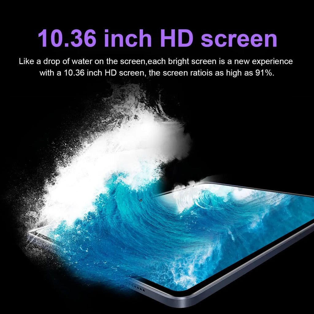 2025 Global New 10.36 inch tablet Android 13 mate13 Pro 16GB 1TB Snapdragon 8 Gen2 4KHD 5G WIFI Bluetooth WPS 20000mAh tablets