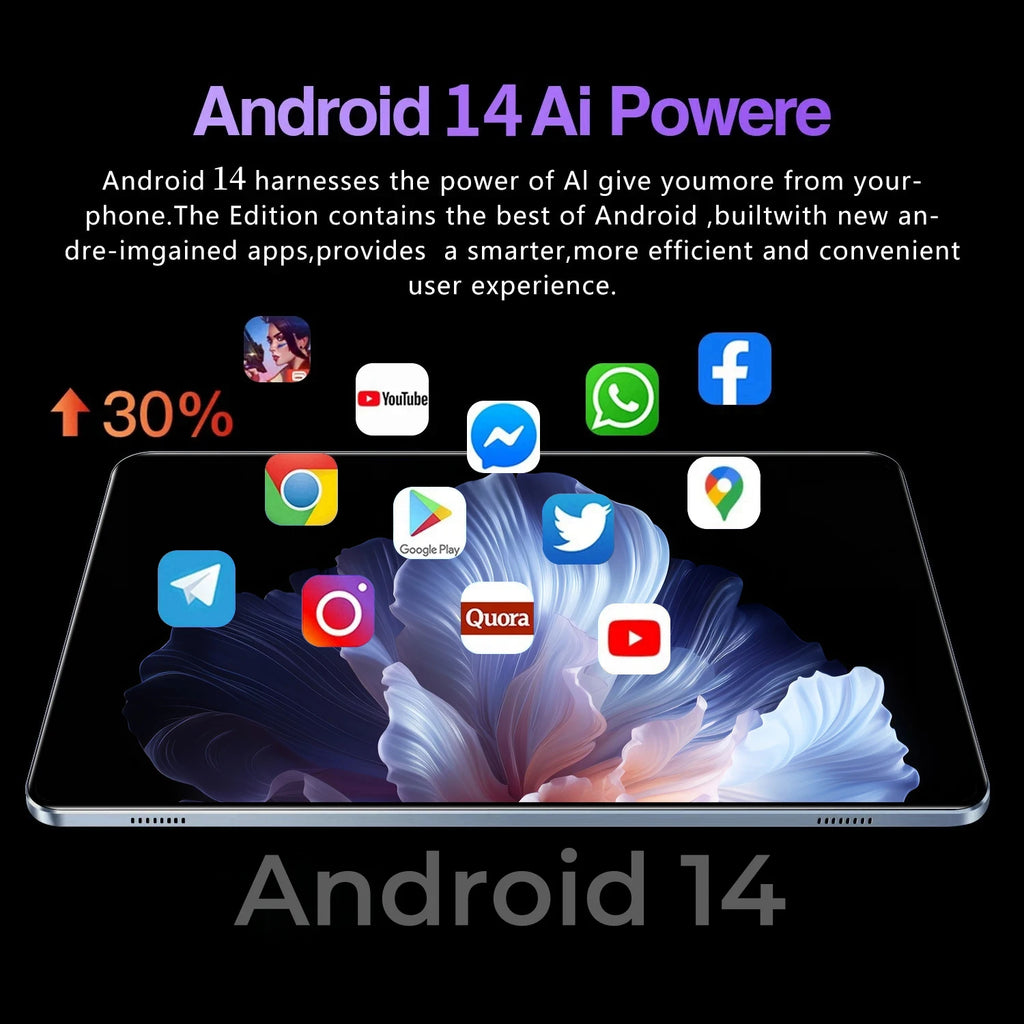 2025 Global New 10.36 inch tablet Android 13 mate13 Pro 16GB 1TB Snapdragon 8 Gen2 4KHD 5G WIFI Bluetooth WPS 20000mAh tablets
