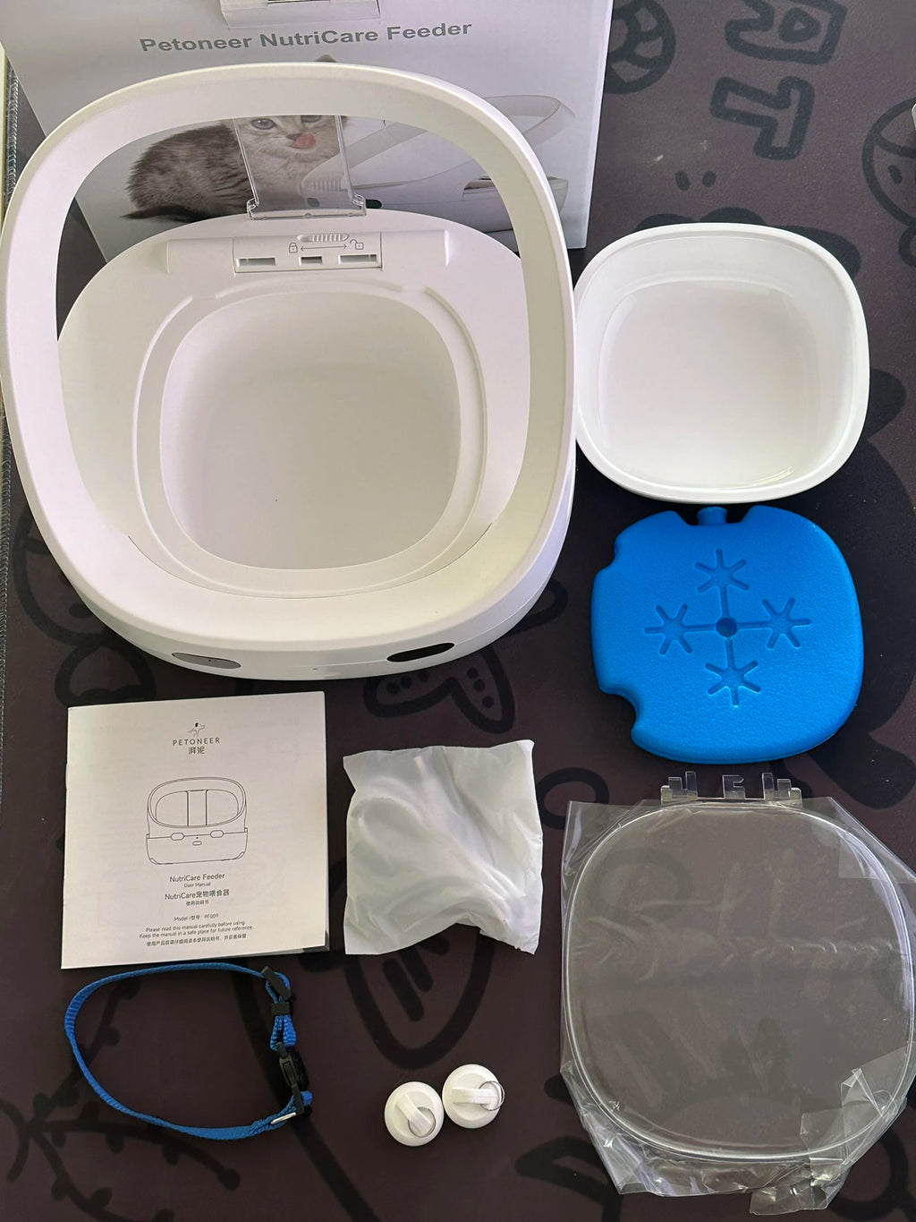 Petoneer NutriCare Multi-Pet Feeder for Cats And Dogs with App Global Version Smart Pet Feeder Plastic Material No Battery Included