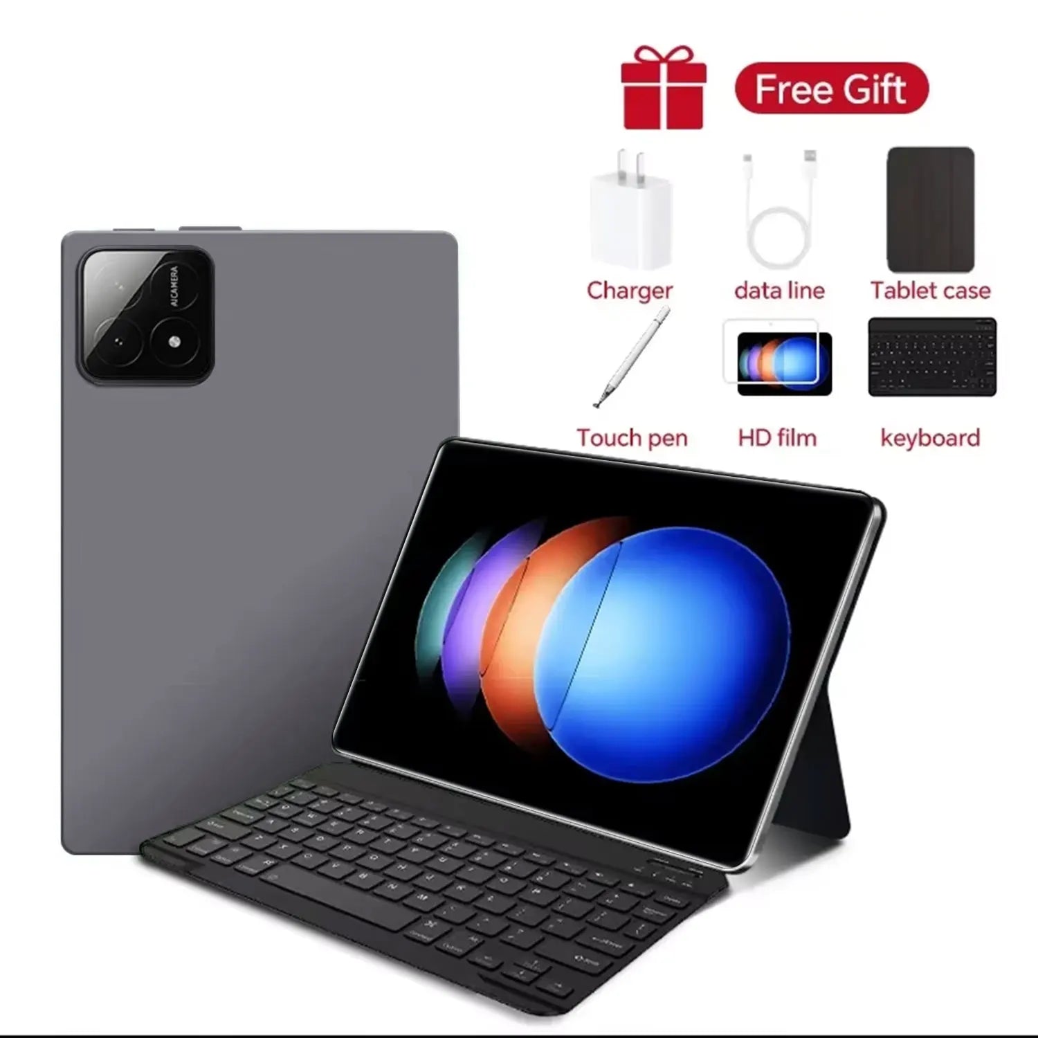 2025 Global New 10.36 inch tablet Android 13 mate13 Pro 16GB 1TB Snapdragon 8 Gen2 4KHD 5G WIFI Bluetooth WPS 20000mAh tablets