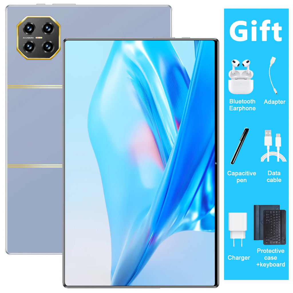 2025 Global New 10.36 inch tablet Android 13 mate13 Pro 16GB 1TB Snapdragon 8 Gen2 4KHD 5G WIFI Bluetooth WPS 20000mAh tablets