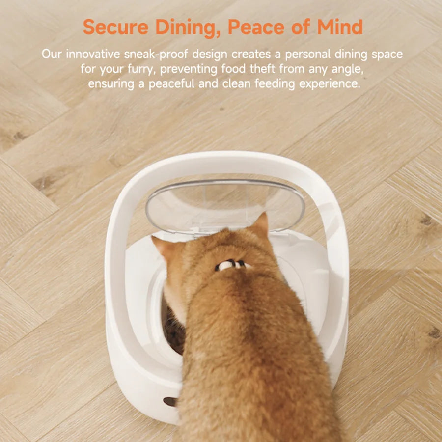 Petoneer NutriCare Multi-Pet Feeder for Cats And Dogs with App Global Version Smart Pet Feeder Plastic Material No Battery Included